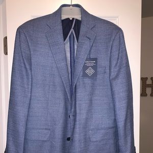 Cole Haan Grand.OS Slim-Fit Stretch Pin-Dot Jacket